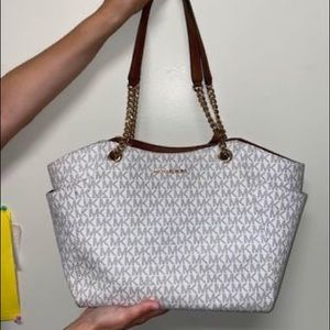 Large Michael Kors Purse and Large Wristlet Wallet Together